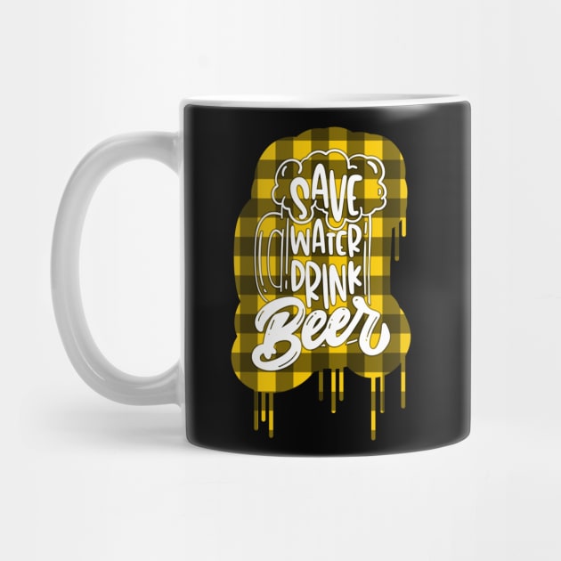 Save Water, Drink Beer by Blot & Ink